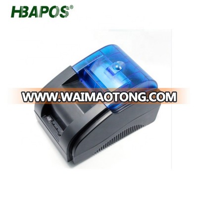 58mm small thermal receipt/label printer without cutter support android/ios/pc system use  for restaurant/store  HBA-58C