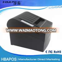 Portable 80mm pos printer a4 bill small thermal receipt printer cheap barcode printer HBA-8220